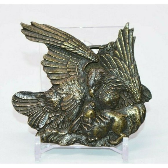 Bergamot Brass Works Other - Bergamot Brass Works Eagle Clutching Rabbit Brass